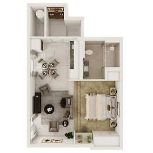 Deluxe Appartement met Twee Slaapkamers